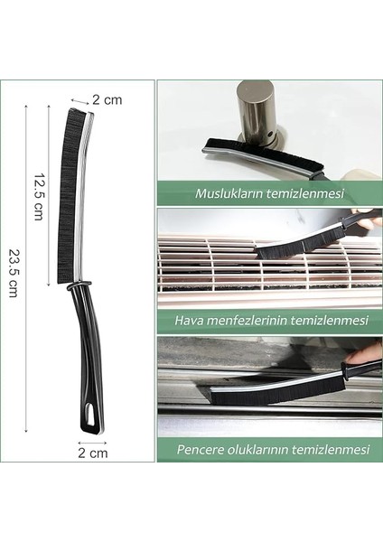 Çok Amaçlı Multi Ince Temizlik Fırçası Derz Arası Mutfak Banyo Lavabo Detay Temizleme Fırçası