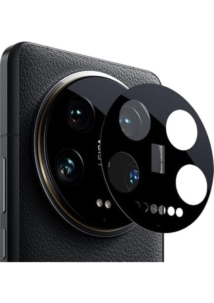 Xiaomi Mi 14 Ultra Kamera Lens Koruma Camı V2 Siyah