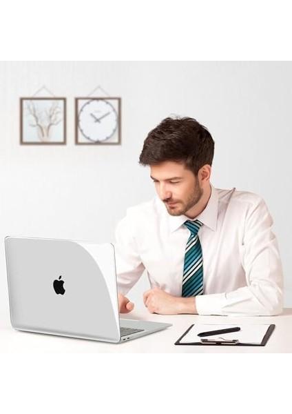 Macbook Pro 14'' Için M1/m1 Pro/max/m2/m3/m3 Pro/m3 Max/m4 Çip (A2992) (A2918) (A2779) (A2442) (A3112/A3185/A3401) Uyumlu Ultra Clear Koruyucu Kılıf (Super Şeffaf, 14 Inç Pro Serisi)