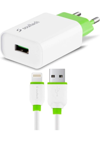 SC011B 1.1A Iphone 5/6/7/8/x Comfort Seyahat ŞARJI+2A USB Kablo