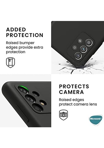 Matte Silicone Samsung Galaxy A23 Için Kılıf Mor [galaxy A23 ile Uyumlu Kılıf - Mor]