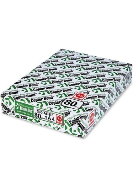 Bond K380A-4 A4 Fotokopi Kağıdı, 210X297X500, 500 Yaprak
