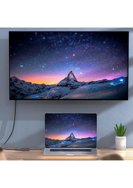 Type-C To Displayport Adaptör USB C Dp Çevirici Notebook Pc Bilgisayar Uyumlu HC67