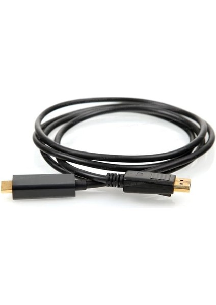 1.8 Metre 4K Destekli Displayport - HDMI Kablo (Altın Uçlu 2160P) (DK-CB-DPXHDMIL184K)