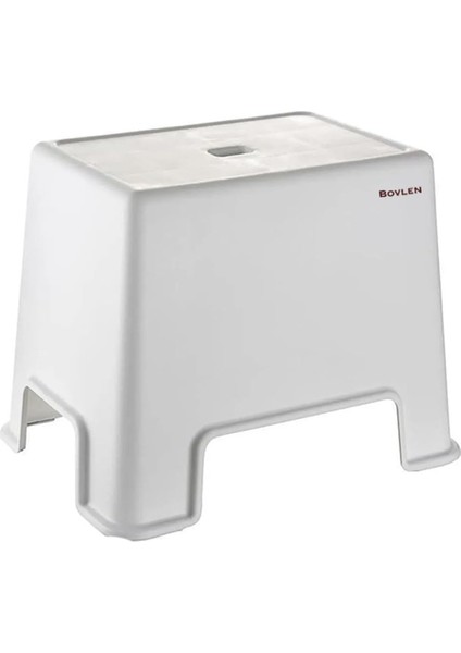 Banyo Taburesi - 150 kg Taşıma Kapasiteli Kaydırmaz Banyo Taburesi - Çocuk Taburesi - Basamak Tabure - 1. Sınıf Sert Plastik 21.5x 30 x 32 cm