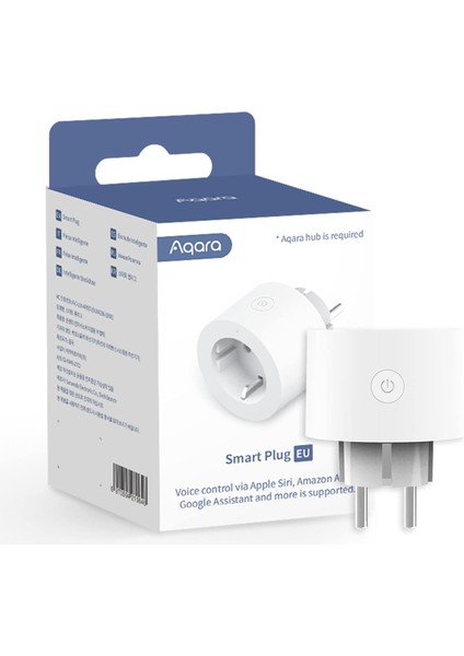 Zigbee Priz, Aqara Hub Gerektirir, Güç Ölçümü, Programlama, Zamanlayıcı Modu ve Sesli Kontrol, Homekit, Alexa, Google Assistant ve Smartthings ile Çalışır