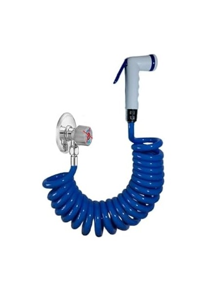 Spiral Taharet Matik Hortum Seti 250 cm (Mavi)