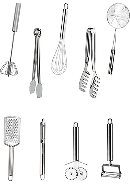 9 Parça Lüx Yemek Hazırlık Pratik Mutfak Çeyiz Pratik Mutfak Hazırlık Seti