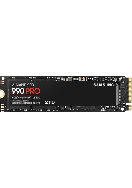 990 Pro Pcıe 4.0 M.2, 2 Tb Ssd, 7.450 Mb/sn Okuma, 6.900 Mb/sn Yazma , MZ-V9P2T0BW