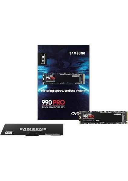 990 Pro Pcıe 4.0 M.2, 2 Tb Ssd, 7.450 Mb/sn Okuma, 6.900 Mb/sn Yazma , MZ-V9P2T0BW