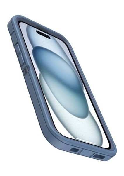 Defender Iphone 15 / Iphone 14 / Iphone 13 Için Kılıf, Darbeye Dayanıklı, Düşmeye Dayanıklı, Ultra Sağlam, Koruyucu Kılıf, 5x Askeri Standartlara Göre Test Edilmiştir, Mavi