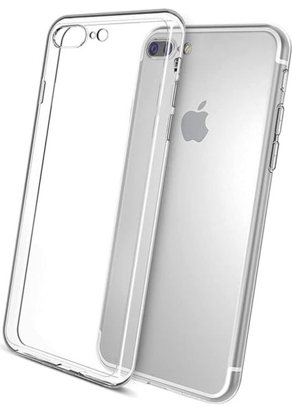 Trend iPhone 7 Plus ve 8 Plus Uyumlu Şeffaf Kılıf, Kamera Korumalı iPhone 7 Plus ve 8 Plus Uyumlu Şeffaf Silikon Kılıf, Kamera Koruyuculu iPhone 7 Plus ve 8 Plus Uyumlu Kılıf