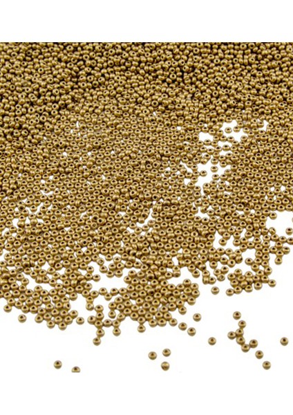 Mat Kaplama Altın (11/0) 2 mm Kum Boncuğu 90 gr fiyatları