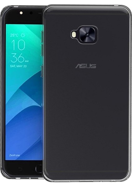 Asus Zenfone Live (5.5'') ZB553KL Kılıf Transparent Soft Beyaz