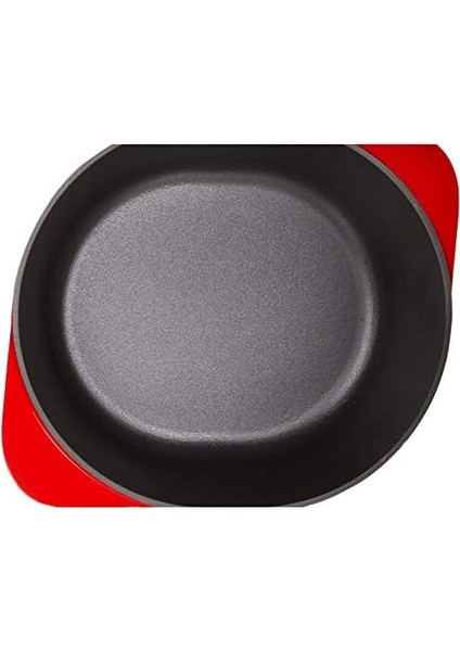 Lv P Ek 2427 Metal Dikdörtgen Ekmek Tenceresi, 24X27,KIRMIZI
