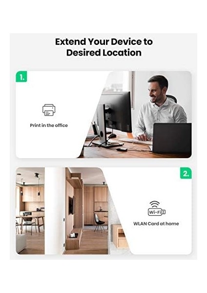 USB 2.0 Uzatma Kablosu ile Aktif Wi-Fi Amplifikatör, A-Soket Üzerine A-Priz Için Wi-Fi-Kart USB Bellek, Wifi-Alıcı, Yazıcı, Monitör, Kamera, Fare, Klavye, Vs., 10M