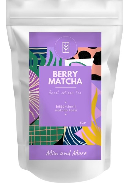 And More Berry Matcha Böğürtlenli Matcha 50 gr