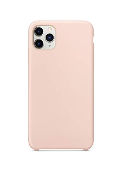 Apple iPhone 11 Pro (5.8'') Için Kılıf Liquid Lansman Silikon Kum Pembesi [iphone 11 Pro ile Uyumlu Kılıf - Pembesi]