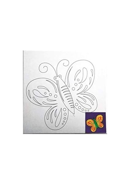 20X20 Desenli Tuval