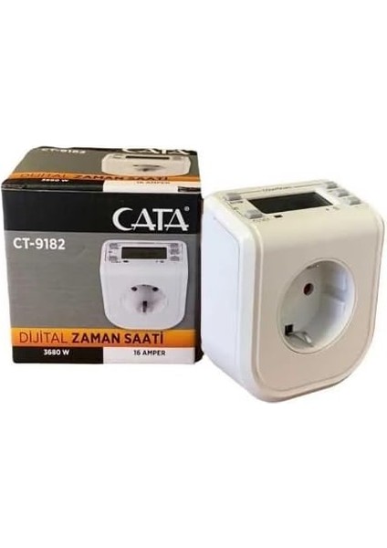 CT-9182 Dijital Zaman Saati, 3680 W, Beyaz fiyatları