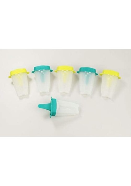 Çocuk Buz Lolipop Lollitups Beyaz Turkuaz Sarı Misket Limonu D178