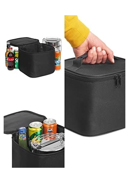 8 Litre Termos Çanta Yemek Taşıma Çantası Termo Termal Sıcak ve Soğuk Tutan Piknik Buzluk Çantalar Termal Beslenme Piknik Çantası