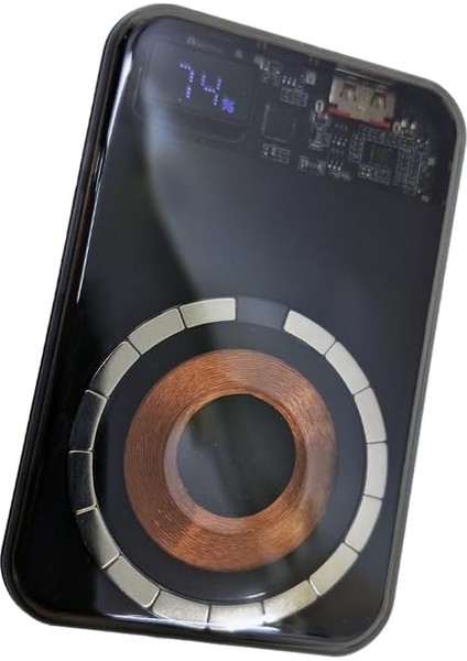 S5 10.000MAH, Şeffaf Magsafe Pb