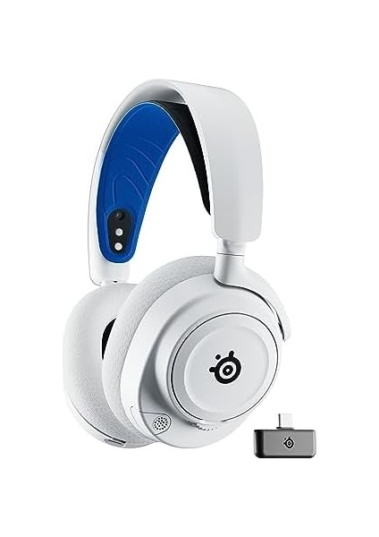 Arctis Nova 7p Kablosuz Çok Platformlu Oyuncu Kulaklığı - Neodimyum Sürücüler - Çift Kablosuz Bağlantı - 38 Saat Batarya - Clearcast Gen2 Mikrofon - Pc, Ps5, Switch, Mobil Uyumlu, Beyaz