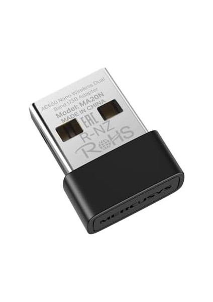MA20N, AC650 Mbps Kablosuz Dual-Band Nano USB Adaptör