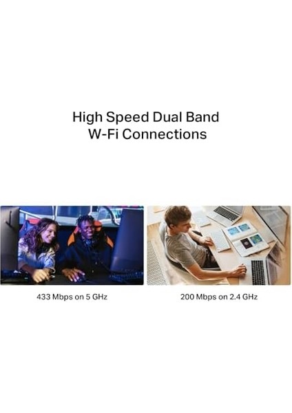 MA20N, AC650 Mbps Kablosuz Dual-Band Nano USB Adaptör