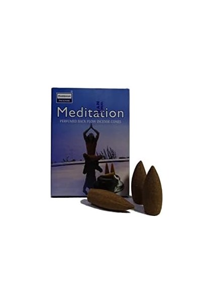 Hd Meditasyon/meditation Arınma Özel Aromalı Special Collection Geri Akış Normal Boy Backflow Hd Meditasyon/meditation Özel Aromalı Cones Konik Tütsü Paket 10 Adet