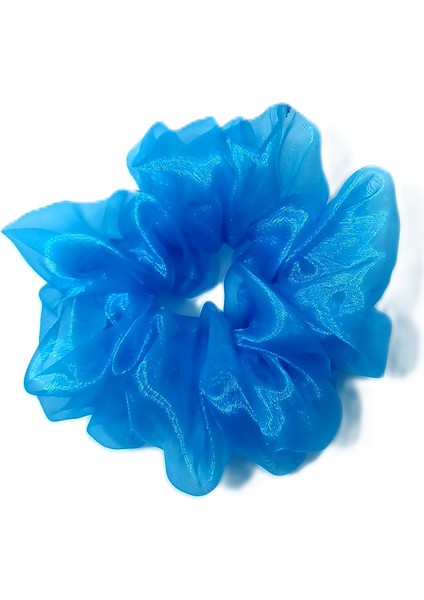 Büyük Organze Scrunchie - Yumuşak Dokulu Saç Tokası fırsatları