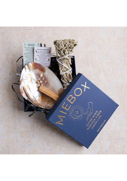 Rituel Seti - Wish Kit (Sedef Tütsülük + Palo Santo Tütsü + Adaçayı Tütsüsü)