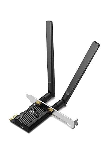 Archer TX20E, AX1800 Mbps, Ultra Düşük Gecikme, Windows 10/11'i , Ikisi Bir Arada Wi-Fi 6&bluetooth 5.0 Pcıe Ağ Kartı
