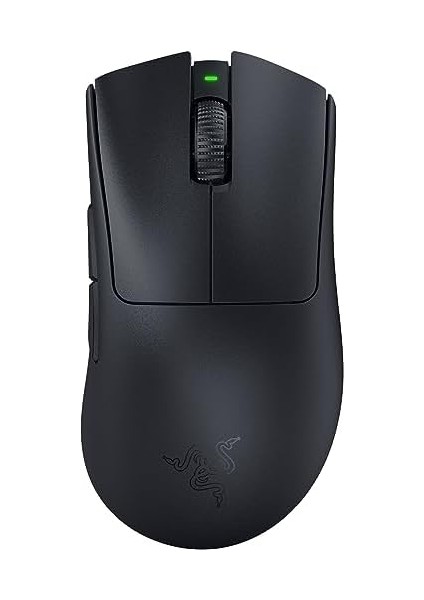 Deathadder V3 Pro - Hafif Kablosuz Ergonomik Espor Faresi (63G Hafif Tasarım, Focus Pro 30K Optik Sensör, Fare Anahtarı Gen-3, Hyperspeed Kablosuz) Siyah