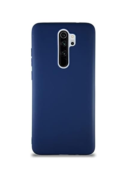 Iletişim Xiaomi Redmi Note 8 Pro ile Uyumlu Kılıf Soft Premier Renkli Silikon Kapak - Lacivert