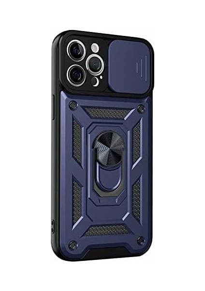 Apple iPhone 12 Pro Için Kılıf Impact Resistant Lacivert [iphone 12 Pro ile Uyumlu Kılıf - Lacivert]