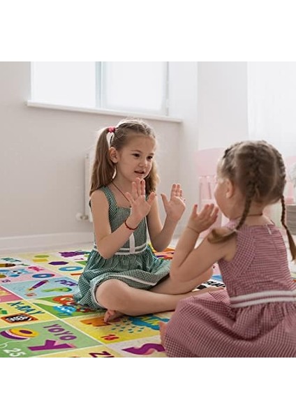 Kelime Öğretici Oyun Matı - Bebek Oyun Halısı