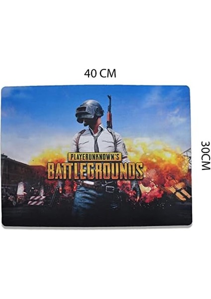 Mp-10 Pubg Desenli Oyuncu Kaymaz Mouse Pad 40 x 30 cm