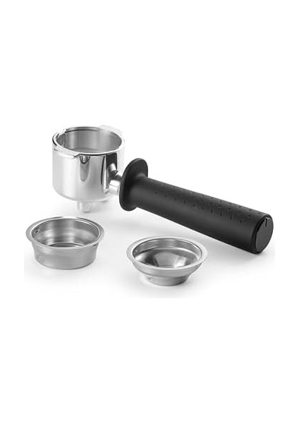 Stilosa Ec 230.Bk - Geleneksel Espresso Süzgeç Makinesi, Manuel Süt Köpürtücülü Espresso Makinesi, Espresso Tozu, 1 L Su Tankı, Siyah