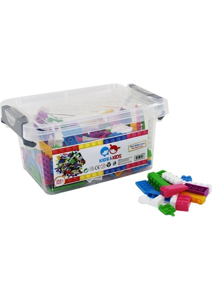 250 Pcs Mini Bloklar Serisi LEGO Oyuncak Saklama Kutulu