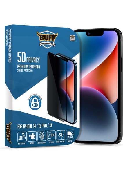 Labs iPhone 14/13 Pro/13 5d Privacy Ekran Koruyucu