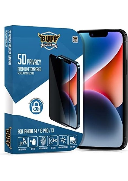 Labs iPhone 14/13 Pro/13 5d Privacy Ekran Koruyucu