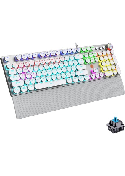 KG1102 USB Kablolu Rgb LED Aydınlatmalı Gaming Q Metalik Klavye