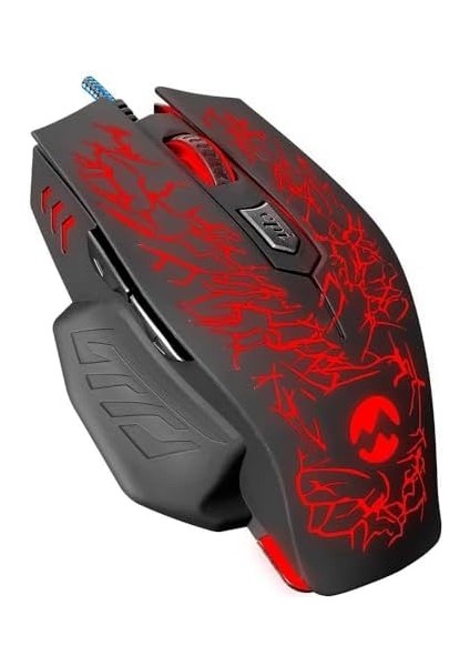 SM-700 Kablolu Oyun Faresi, USB Girişli, Siyah