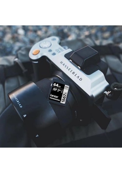 Professional 1667X Sd Kart 64 Gb, Sdxc Uhs-Iı Bellek Kartı, 250 Mb/s'ye Kadar Okuma, 120 Mb/s'ye Kadar Yazma, Sınıf 10, U3, V60, Sd Için Profesyonel Fotoğrafçı, Videografer (LSD64GCB1667)