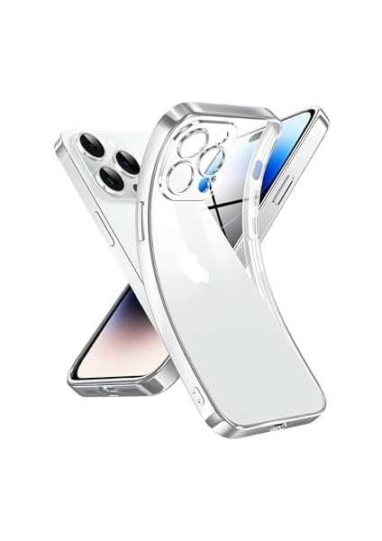 Apple iPhone 12 Pro Max Kamera Korumalı Şeffaf Silikon Kılıf
