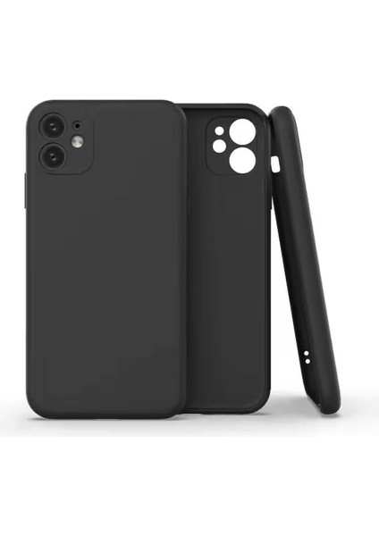 Giyim & Aksesuar Apple iPhone 11 (6.1) Inç ile Uyumlu First Silikon Kılıf Ince Yapılı Tam Koruma Sağlayan Kamera Korumalı Kılıf (Siyah)