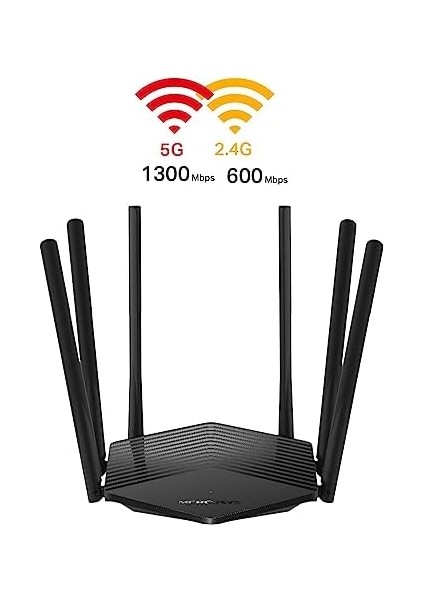MR50G, AC1900 Mbps, Gigabit Portları, Fiber Destekli, Access Point Modu, Wpa3, Mobil Uygulama ile Kolay Kurulum, Vpn Destekli, Mu-Mımo ve Beamforming Özellikli, Dual-Band Wi-Fi 5 Router