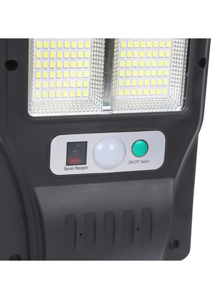 Güneş Enerjili Sokak Lambası Bahçe Aydınlatması Sensörlü 3 Mod 9 Cob LED Solar 37CM x 11.5cm